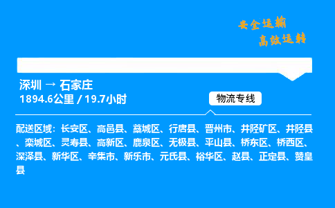 深圳到石家莊空運專線-航空快遞-深圳至石家莊物流公司